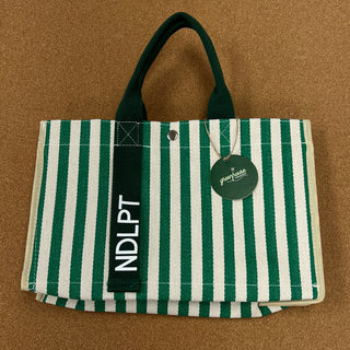 Stripe NDLPT Tote - Green