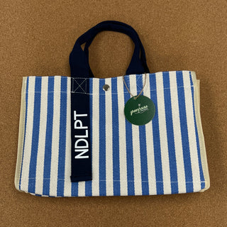 Stripe NDLPT Tote - Blue