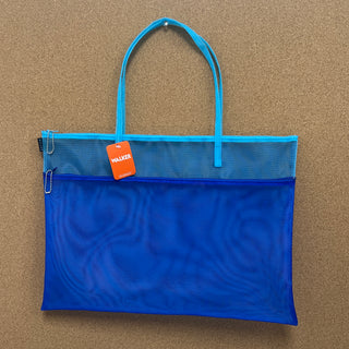 Double Zip Case with Handle - Blue, Aqua