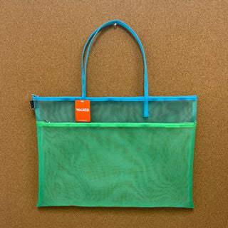 Double Zip Case with Handle - Mint, Aqua