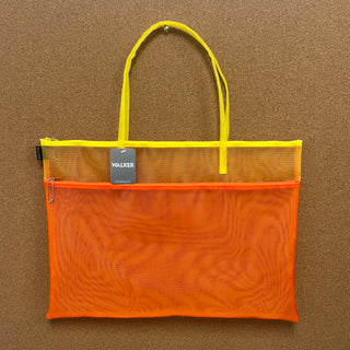 Double Zip Case with Handle - Orange, Yellow