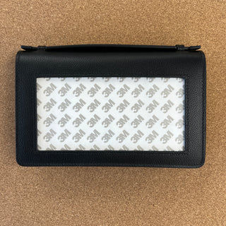 Everyday Clutch - Black + Gold Chain