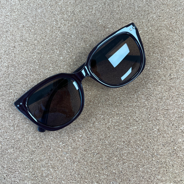 Look Optic Evita Sun Shiny Maroon Sunglasses Evita Sun – LOOK OPTIC main image 4