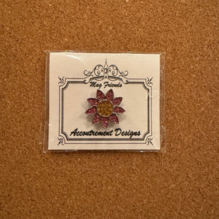 Pink Sunflower Needle Minder