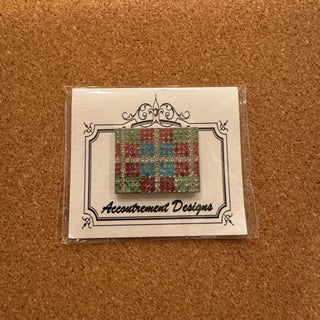 Bright Plaid Needle Minder