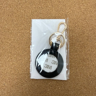 Leather Key Chain - Navy Blue