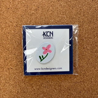 Pink Flower Needle Minder