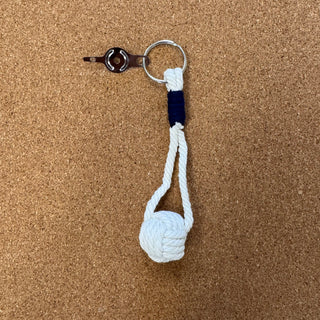 Nautical Knot Scissors Keeper - Navy