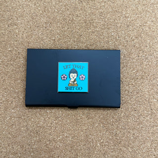 Black Let That Shit Go Magnetic Needle Holder