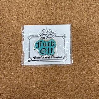 Teal Fuck Off Needle Minder