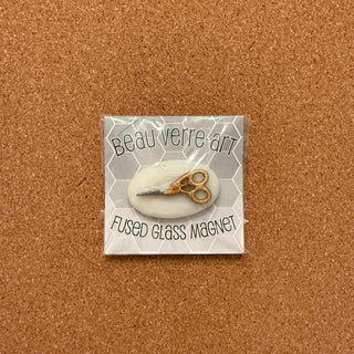 Gold Scissors Needle Minder