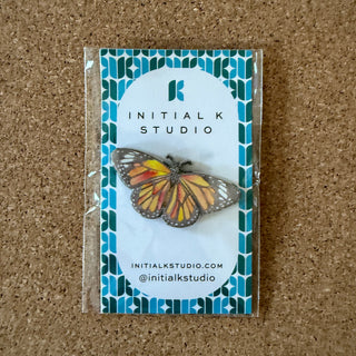Orange Monarch Butterfly Needle Minder