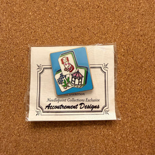 Blue Dog Mahjong Needle Minder