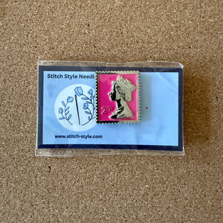 Pink Queen Stamp Needle Minder