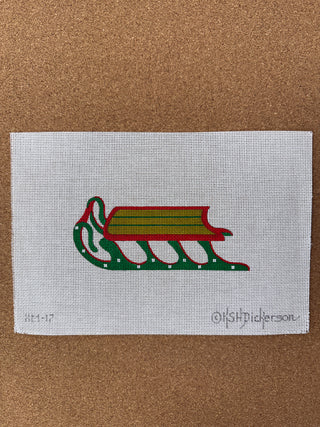 XM-17 Christmas Ornament – Victorian Sled