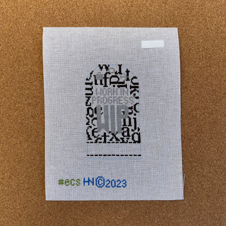 ecsHN-WIP GLYPH RETRO TRAVEL TAG